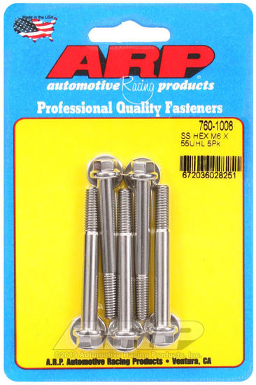 Bilde av M6 x 1.00 x 55 hex SS bolts