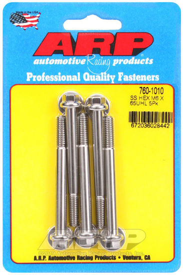 Bilde av M6 x 1.00 x 65 hex SS bolts