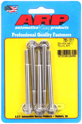 Bilde av M6 x 1.00 x 70 hex SS bolts