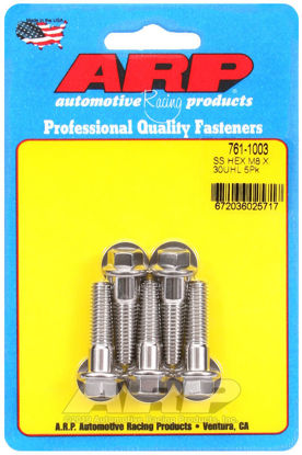 Bilde av M8 x 1.25 x 30 hex SS bolts