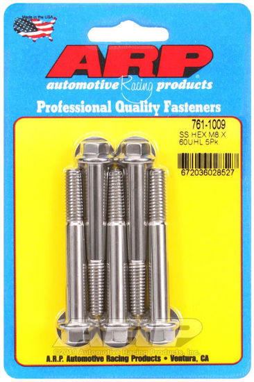 Bilde av M8 x 1.25 x 60  hex SS bolts