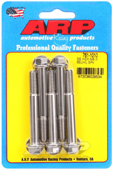 Bilde av M8 x 1.25 x 65 hex SS bolts