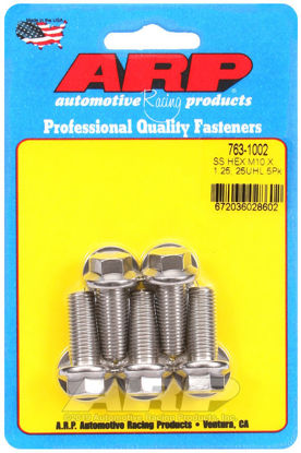 Bilde av M10 x 1.25 x 25 hex SS bolts