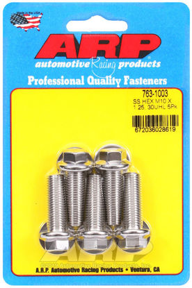 Bilde av M10 x 1.25 x 30 hex SS bolts