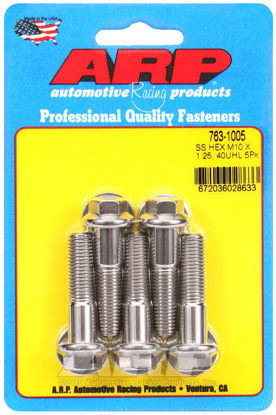 Bilde av M10 x 1.25 x 40 hex SS bolts