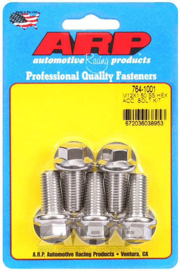 Bilde av M12 x 1.50 x 25 hex SS bolts