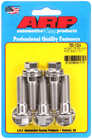 Bilde av M12 x 1.75 x 40 hex SS bolts