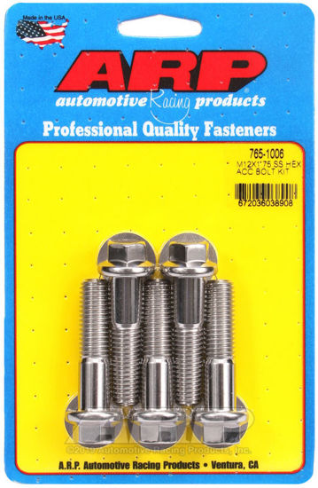 Bilde av M12 x 1.75 x 50 hex SS bolts