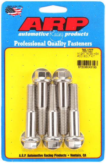 Bilde av M12 x 1.75 x 60 hex SS bolts