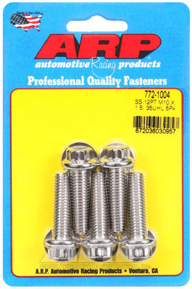 Bilde av M10 x 1.50 x 35 12pt SS bolts