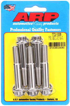 Bilde av M10 x 1.50 x 60  12pt SS bolts