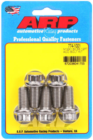 Bilde av M12 x 1.50 x 25 12pt SS bolts