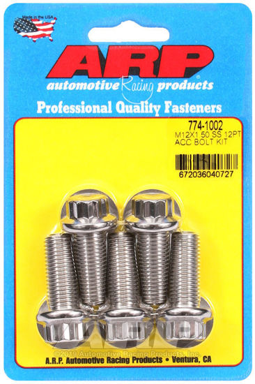 Bilde av M12 x 1.50 x 30 12pt SS bolts