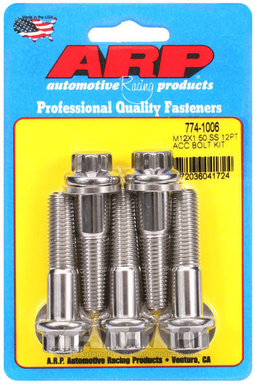 Bilde av M12 x 1.50 x 50 12pt SS bolts