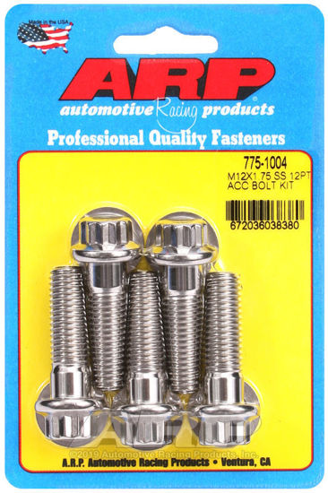 Bilde av M12 X 1.75 X 40 12pt SS bolts