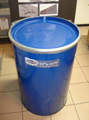 Bilde av STÅLKAR MED LOKK RUNDT 220 L