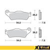 Bilde av ProX Front Brake Pad KTM125/150/200/250/300/350/450/525/530