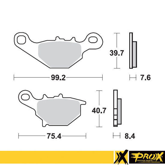 Bilde av ProX Front Brake Pad RM80/85 '96-04