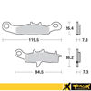 Bilde av ProX Front Brake Pad KX80/85/100/112 '97-22 + RM85 '05-22