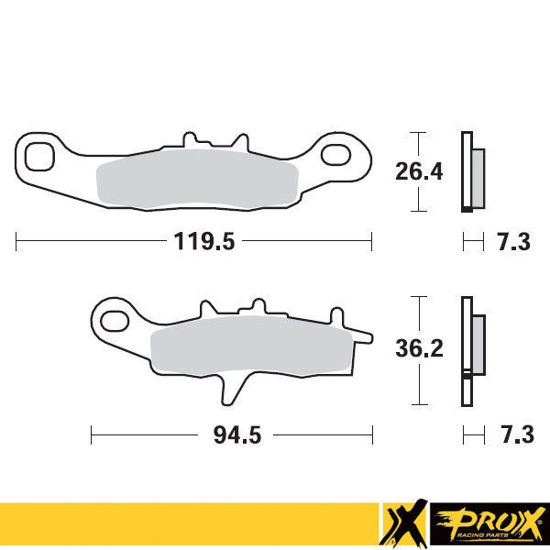 Bilde av ProX Front Brake Pad KX80/85/100/112 '97-22 + RM85 '05-22