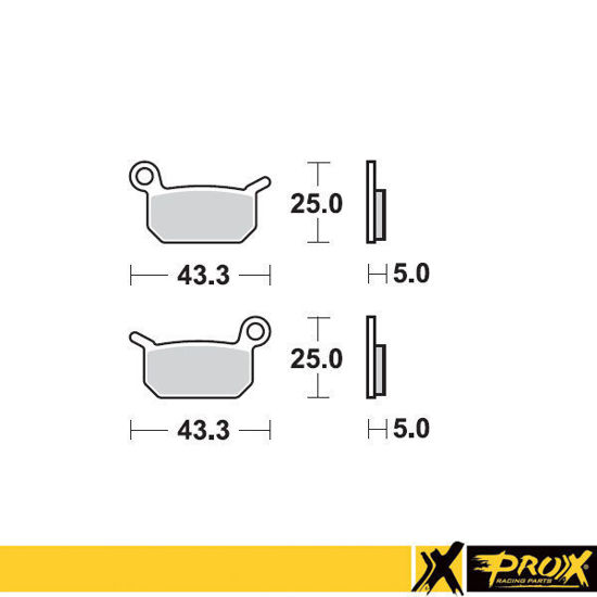 Bilde av ProX Front Brake Pad KTM50SX '02-22