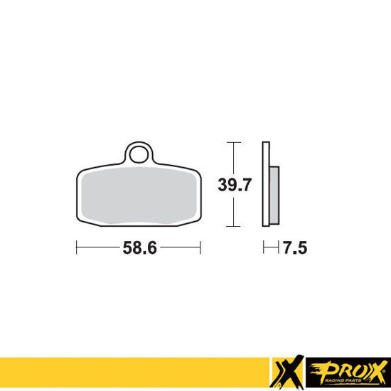 Bilde av ProX Front Brake Pad KTM85SX '12-20 + Freeride 350 '12-17