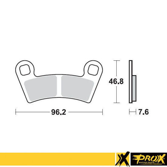 Bilde av ProX Front Brake Pad Polaris 450/525 Outlaw '08-11