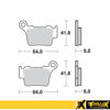 Bilde av ProX Rear Brake Pad KTM125/150/200/250/300/350/450/525/530