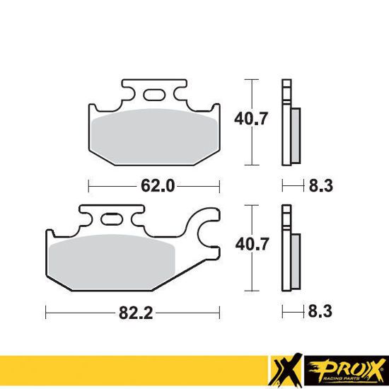 Bilde av ProX Front Brake Pad LT-A400 '08-11 + LT-A450 '07-10 (Left)