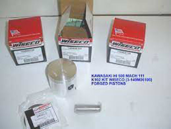 Bilde av Piston, Shelf Stock Kit Kawasaki H1, Mach III, S, KH 500 1969-76