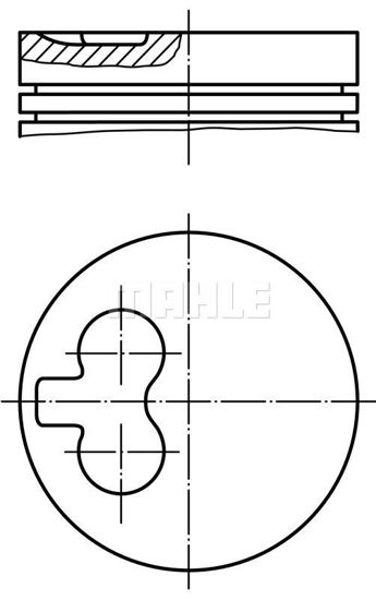 Bilde av Piston 77,010 Volkswagen