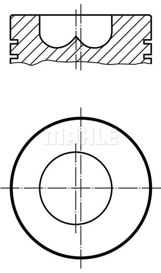 Bilde av STEMPEL STD 105,57MM VOLVO BM TD42 M/KRYSSBOLT 42MM