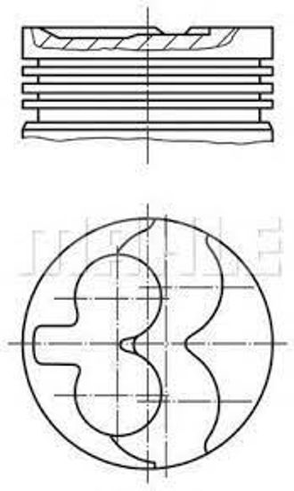 Bilde av STEMPEL STD 83,00MM NISSAN 1991CC/2164CC/3246CC SD20/SD22/SD33 U/TURBO 1970-1984