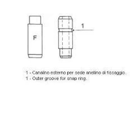 Bilde av VALVE GUIDE IN (4) MB