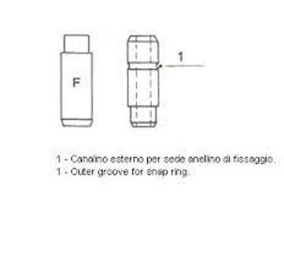 Bilde av VALVE GUIDE EX (6) PORSCHE