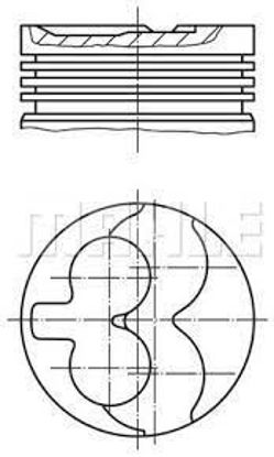 Bilde av STEMPEL STD 80,60MM MITSUBISHI GALANT 1,8TD 4D65T 1795CC 1984-1998