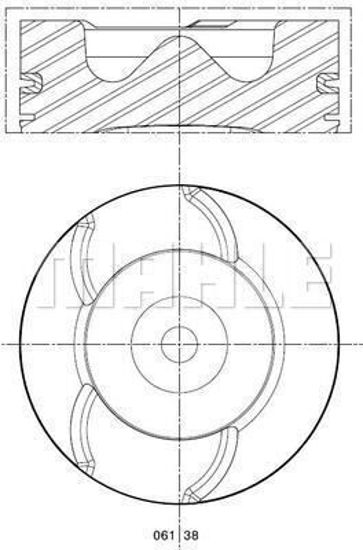 Bilde av STEMPEL 127,00MM SCANIA DS11/DSC11 1990-1996