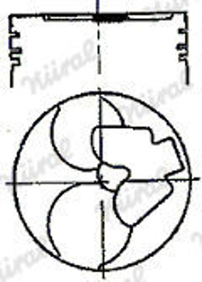 Bilde av STEMPEL STD TOYOTA LANDCRUISER 3,0 TD 1KZTE 1996- (OBS. FLERE TYPER)