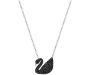 Smykke Swarovski Iconic Swan Pendant, Black, Rhodium plated - 5347329