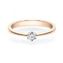 Enstens diamantring Diona rødt gull med 0,16 ct TW-Si.Magic Moments - 18001016