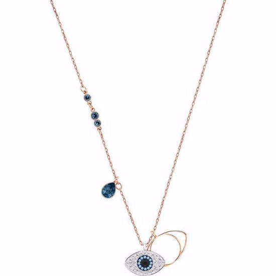 Smykke Swarovski Symbolic Evil Eye Pendant, Blue, Mixed metal finish - 5172560