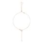 Smykke Swarovski Infinity Y Necklace, White, Rose-gold tone plated - 5521346