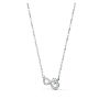 Swarovski smykke Infinity Necklace, hvitt - 5520576