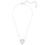 Smykke Swarovski Infinity necklace, Heart, White, Mixed metal finish - 5518868