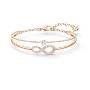 Swarovski armband Infinity Chain Crystal, rose - 5518871
