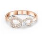 Swarovski ring Infinity, rose - 5535400