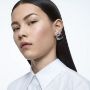 Swarovski øredobber Mesmera clip earring Single, Square cut crystal, white, rhodium - 5600756