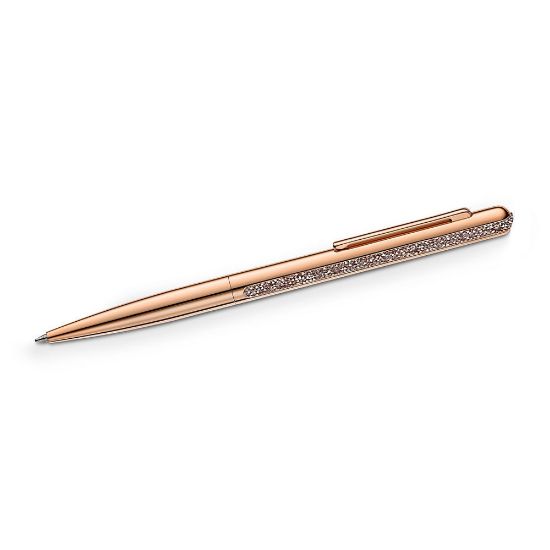 Swarovski Crystal Shimmer ballpoint pen Rose gold tone, Rose gold-tone plated  - 5595673
