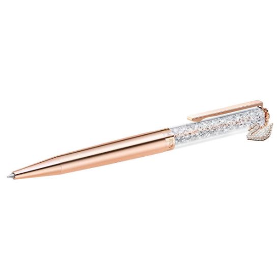 Swarovski Crystalline ballpoint pen Swan, Rose gold tone, Rose gold-tone plated - 5479552