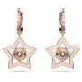 Swarovski øredobber Stella hoop earrings Star - 5617769